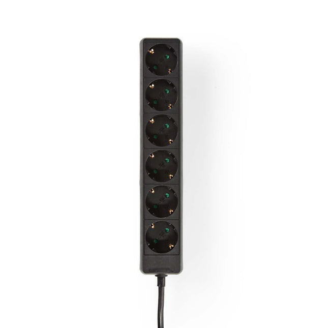 Nedis Stekkerdoos met randaarde, 16 A, 6-wegs, 3m