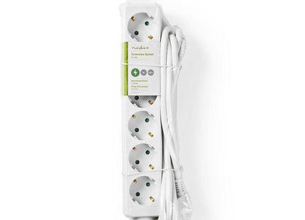 Nedis Stekkerdoos met randaarde, 16 A, 6-wegs, 3m