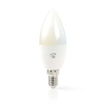Nedis Wi-Fi smart LED-lamp | Warm- tot Koud-Wit | E14