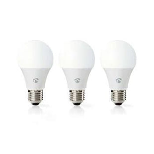 Nedis Wi-Fi smart LED-lampen | Warm- tot Koud-Wit | E27 | 3-Pack
