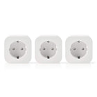 Nedis Wi-Fi Smart-Stekker | Schuko Type-F | 10 A | 3-Pack