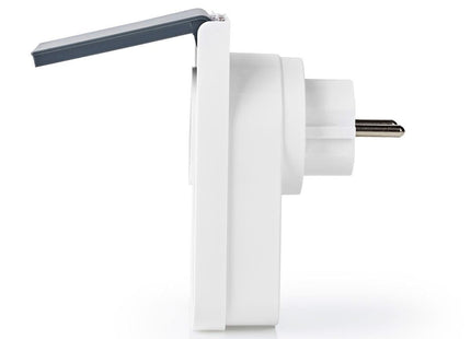 Nedis Wi-Fi Smart Stekker voor Buiten | Spatwaterbestendig | IP44 | Verbruiksmonitor | Schuko Type F | 16 A