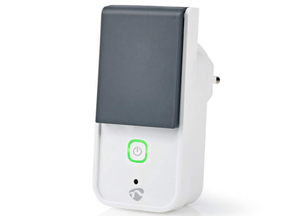 Nedis Wi-Fi Smart Stekker voor Buiten | Spatwaterbestendig | IP44 | Verbruiksmonitor | Schuko Type F | 16 A