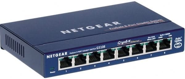Netgear Netgear GS108GE commutateur Gigabit 8 ports