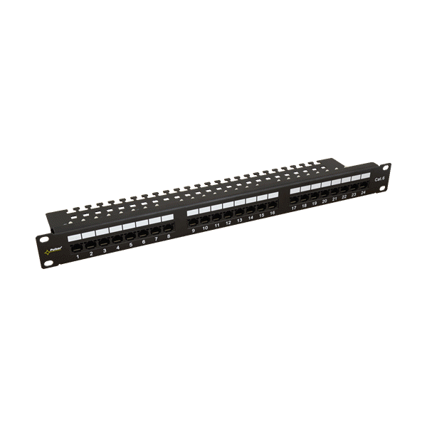 Pulsar Pulsar RP-U24V6, Panneau de brassage 1U 24 ports UTP Cat5/6