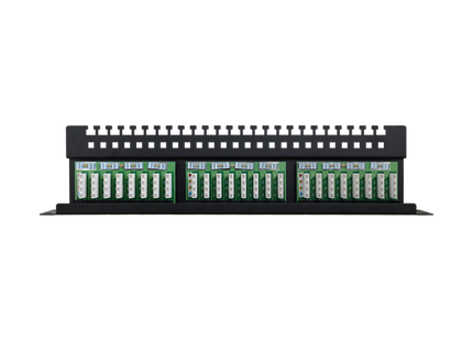 Pulsar Pulsar RP-U24V6, panel de conexiones de 1U con 24 puertos UTP Cat5/6