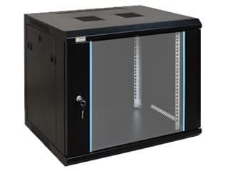 Pulsar RW1264, 19" Patchkast Muurmontage 12U 450mm diep Volledig geassembleerd