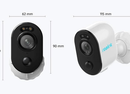 Reolink B330, 5MP Draadloze batterij camera met schrikverlichting