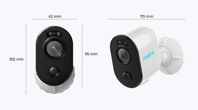 Reolink B330, 5MP Draadloze batterij camera met schrikverlichting