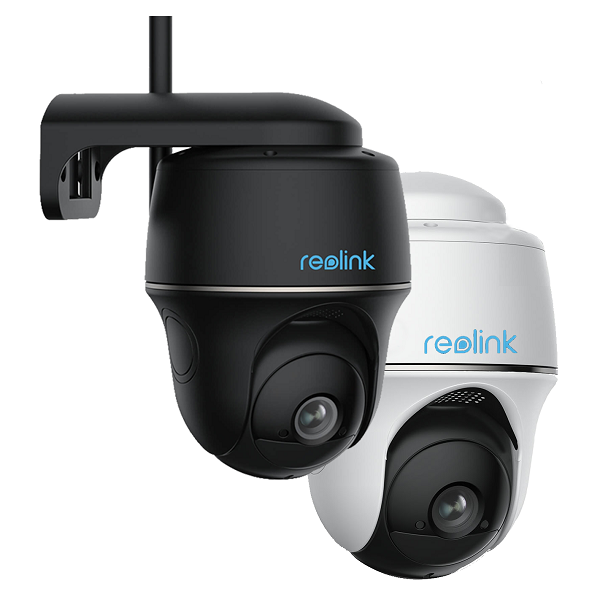 Reolink B430 5mp, draadloze Pan & Tilt Dual WiFi camera op accu (oplaadbaar) zwart