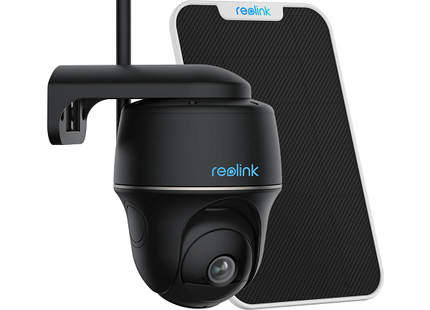 Reolink B430 5mp, draadloze Pan & Tilt Dual WiFi camera op accu (oplaadbaar) zwart
