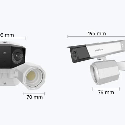 Reolink F750P, slimme 4K PoE Dual-lens camera met schijnwerpers en 180° kijkhoek