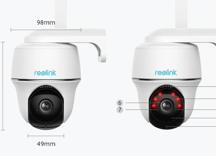 Reolink G430,  4G LTE 5MP Pan Tilt batterijcamera en slimme detectie