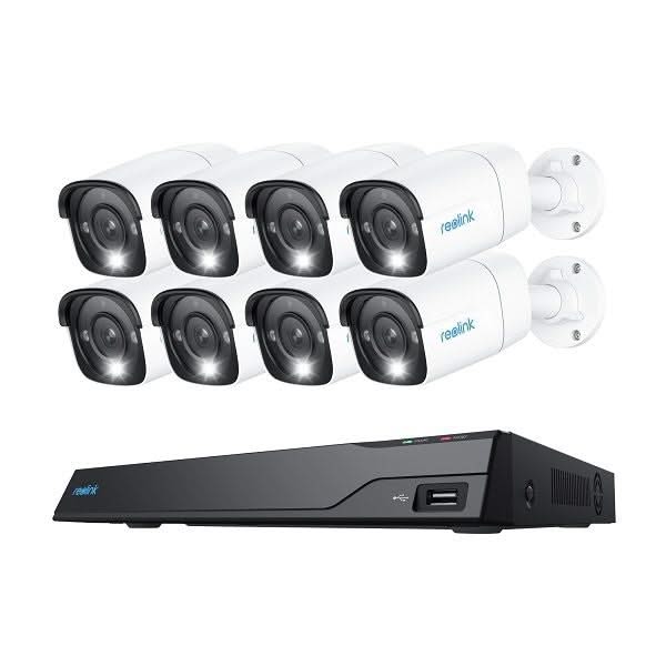Reolink NVS16-12MB8, 12MP PoE Cameraset met 24/7 opnemen