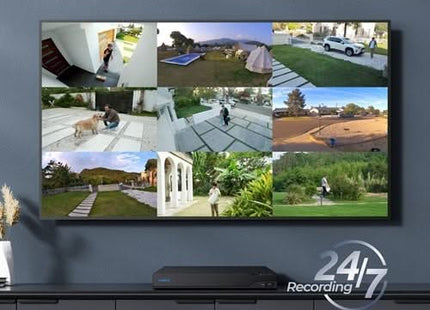 Reolink NVS16-12MB8, 12MP PoE Cameraset met 24/7 opnemen