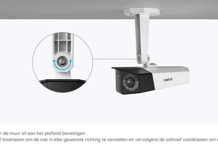 Reolink P730, 4K Dual-lens camera met 180° kijkhoek met PoE