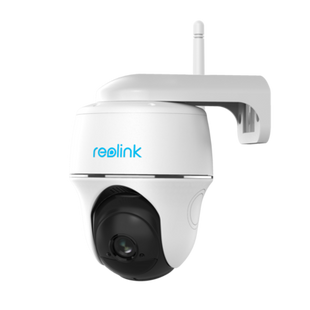 Reolink B430 5 MP, cámara inalámbrica con función de giro y inclinación y doble conexión WiFi, alimentada por batería (recargable)