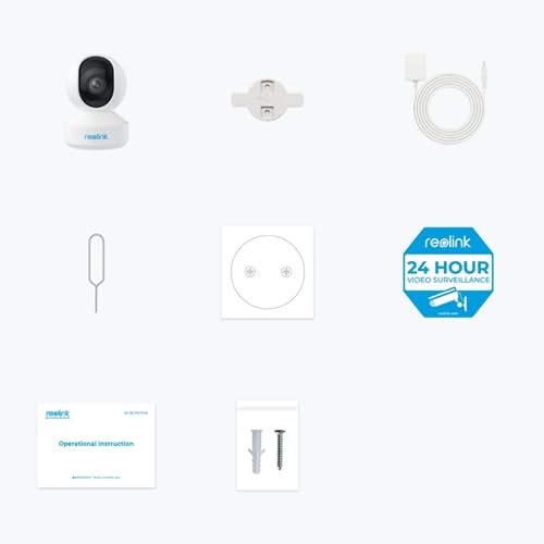 Reolink Reolink E340 Caméra PTZ double bande WiFi 8 mégapixels 4K, zoom optique 3x