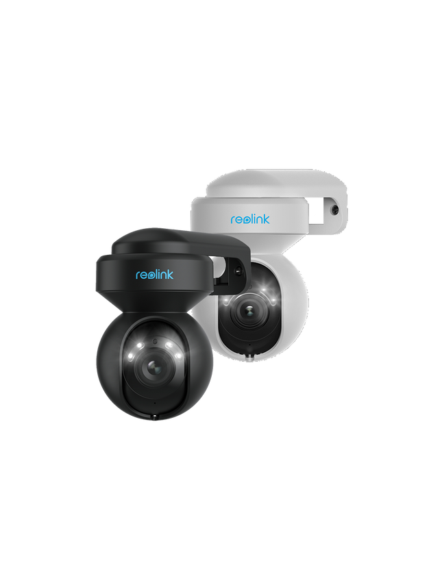 Reolink Reolink E540-B, câmera preta 5MP PTZ Dual-Band WiFi com iluminação de emergência