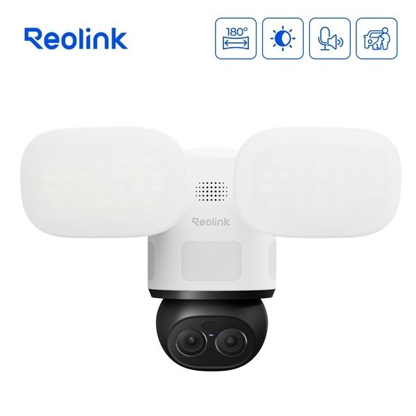 Reolink Reolink F850W, 8MP 4K WiFi 6, Dual-Lens PTZ 360graden en panoramisch zicht