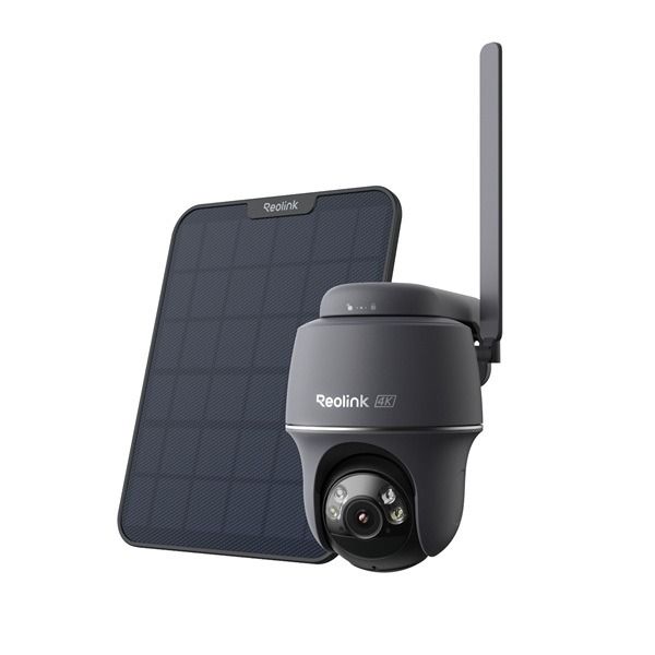 Reolink Reolink G440-W plus Solar Panel Black, 4G LTE 8MP 4K Pan Tilt Battery Camera with Smart Detection