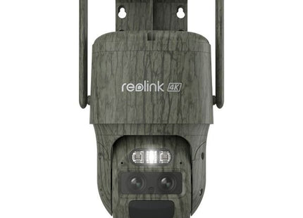 Reolink Reolink G770-C, Fotocamera 4K 8MP Doppio Obiettivo, Batteria 4G PT con Pannello Solare