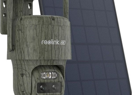 Reolink Reolink G770-C, Fotocamera 4K 8MP Doppio Obiettivo, Batteria 4G PT con Pannello Solare