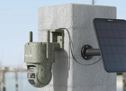 Reolink Reolink G770-C, 4K 8MP Dual-Lens, 4G PT batterijcamera met zonnepaneel