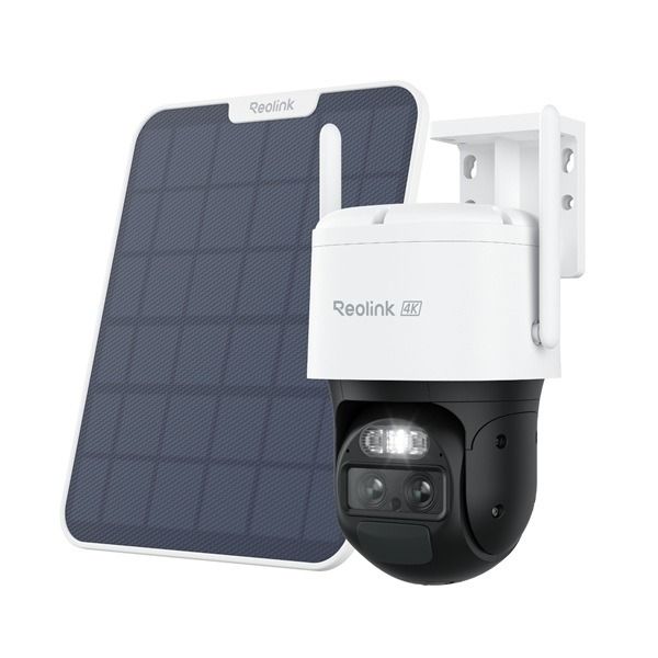 Reolink Reolink G770-W + Solar, 4G LTE 8MP 4K Dual-lens batterijcamera met auto-zoom tracking en Solar paneel