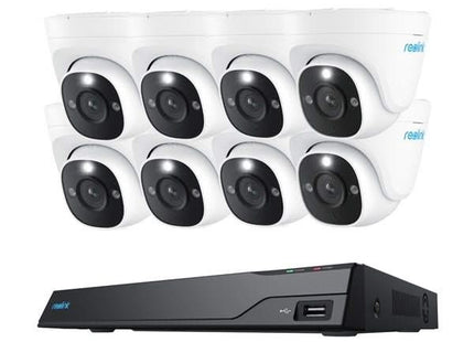 Reolink NVS16-12MD8, kit de seguridad inteligente de 12 MP con PoE y 16 canales, con visión nocturna en color