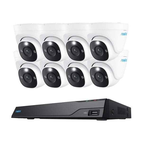 Reolink Reolink NVS16-8MD8, smart 8MP PoE Camera set with 8 x Turret, NVR with 4TB HDD