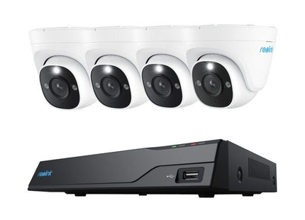 Reolink Reolink NVS8-12MD4, slimme 12MP PoE beveiligingsset met intelligente detectie en 24/7 opnemen, Full Color