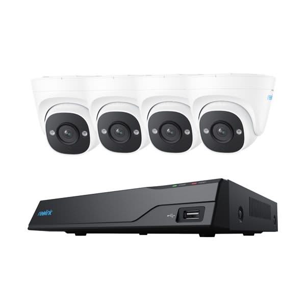 Reolink Reolink NVS8-5MD4, Security Set 2TB, 5MP, PoE and smart detection with 4x Turret Camera