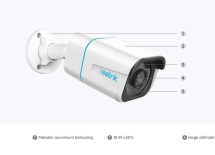 Reolink Reolink P330, telecamera IP 4K PoE da 8 MP con rilevamento di persone/veicoli