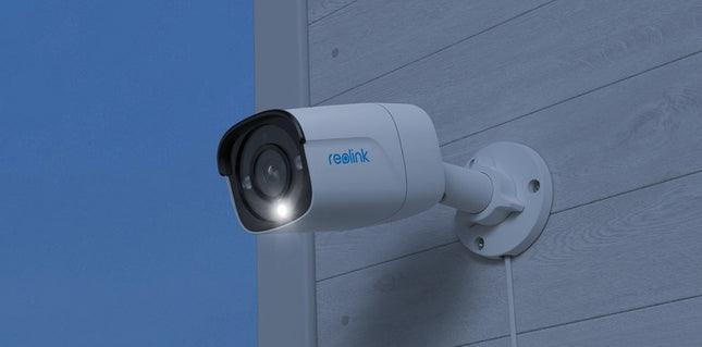 Reolink Reolink P340, câmera bullet PoE inteligente de 12 MP com visão noturna em cores holofotes