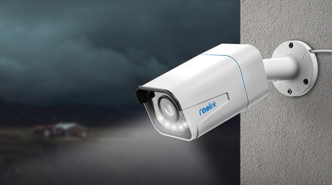 Reolink Reolink P430, holofote de detecção inteligente 8Mp/4K Zoom 5x PoE áudio bidirecional
