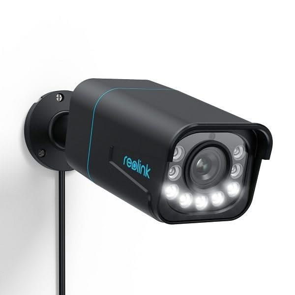 Reolink Reolink P430 Preto, Spotlight de detecção inteligente 8Mp/4K Zoom 5x PoE áudio bidirecional