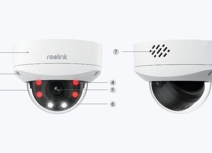 Reolink Reolink P437, Cámara Inteligente 4K PoE con Zoom Óptico 5X