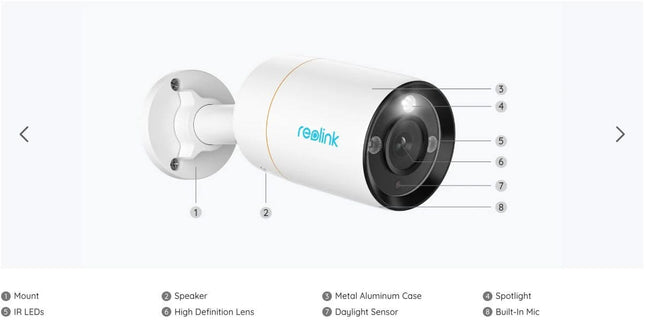 Reolink Reolink RLK8-1200B4-A-4MM, 12MP Security Set with smart detection and PoE