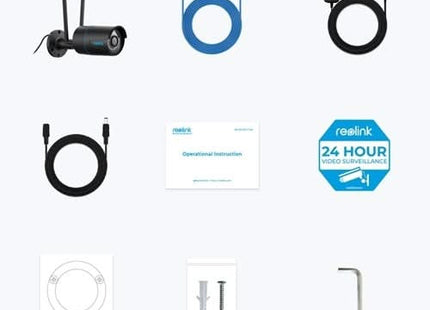Reolink W320 negro, 5 Mp, Wi-Fi de doble banda, detección inteligente