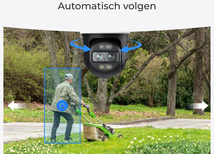 Reolink Trackmix-WiFi, 4K Dual-Lens, PTZ Camera with Motion Tracking