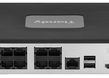 Tiandy TC-R3110, Netwerk Video Recorder, HDMI, 8x PoE, Max 6MP, Spark Series