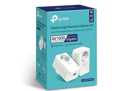 TP-Link Adaptador TP-Link Powerline 1000 Mbps conjunto com tomada