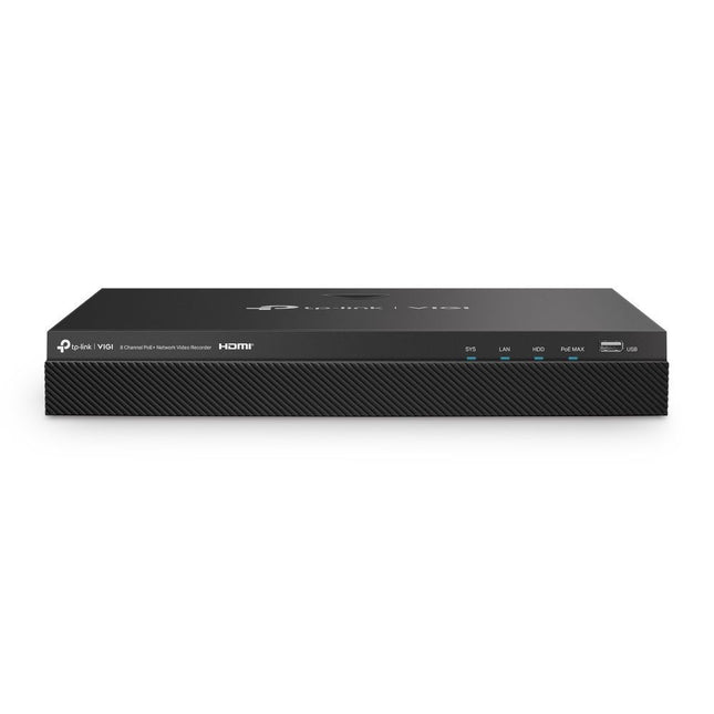 TP-Link TP-Link VIGI NVR2008H-8MP - 8 Kanaals PoE+ NVR
