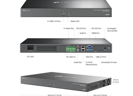 TP-Link TP-Link VIGI NVR4032H - 32 Kanaals NVR