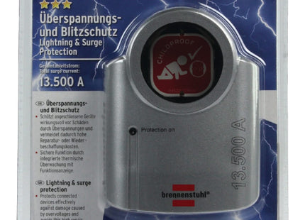 Valueline Overspanningsbeveiligde Stekkerdoos 1-Wegs - Geaard