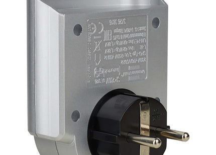 Valueline Overspanningsbeveiligde Stekkerdoos 1-Wegs - Geaard