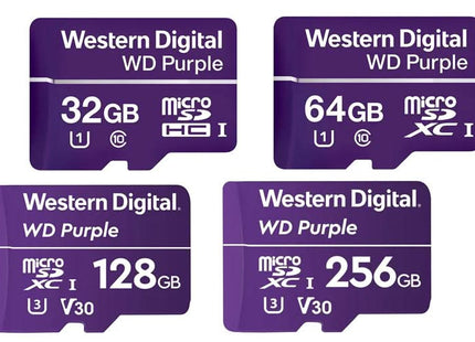 Western Digital Purple MicroSD Videosurveillance