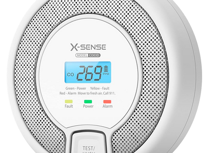 X-Sense X-Sense CO03D-W Koppelbare koolmonoxidemelder met LCD