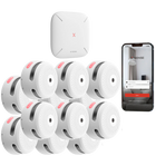 X-Sense X-Sense FS121 Branddetectieset - 12 rookmelders + SBS50 hub